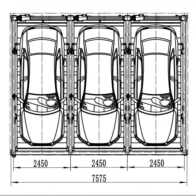 Pit-mounted Puzzle Parking System factory